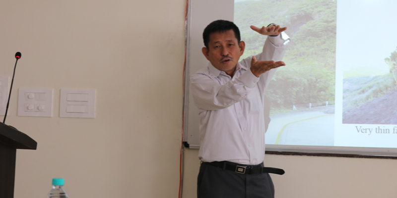 Lecture by Prof. Ikuo Towhata during Workshop on Recent Advances in Earthquake Geotechnical Engg.